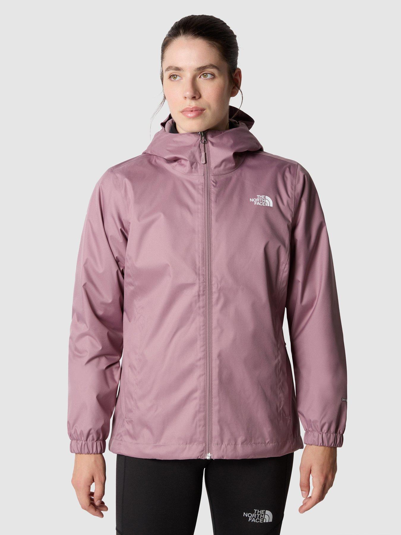 North face jacket grey and pink deals