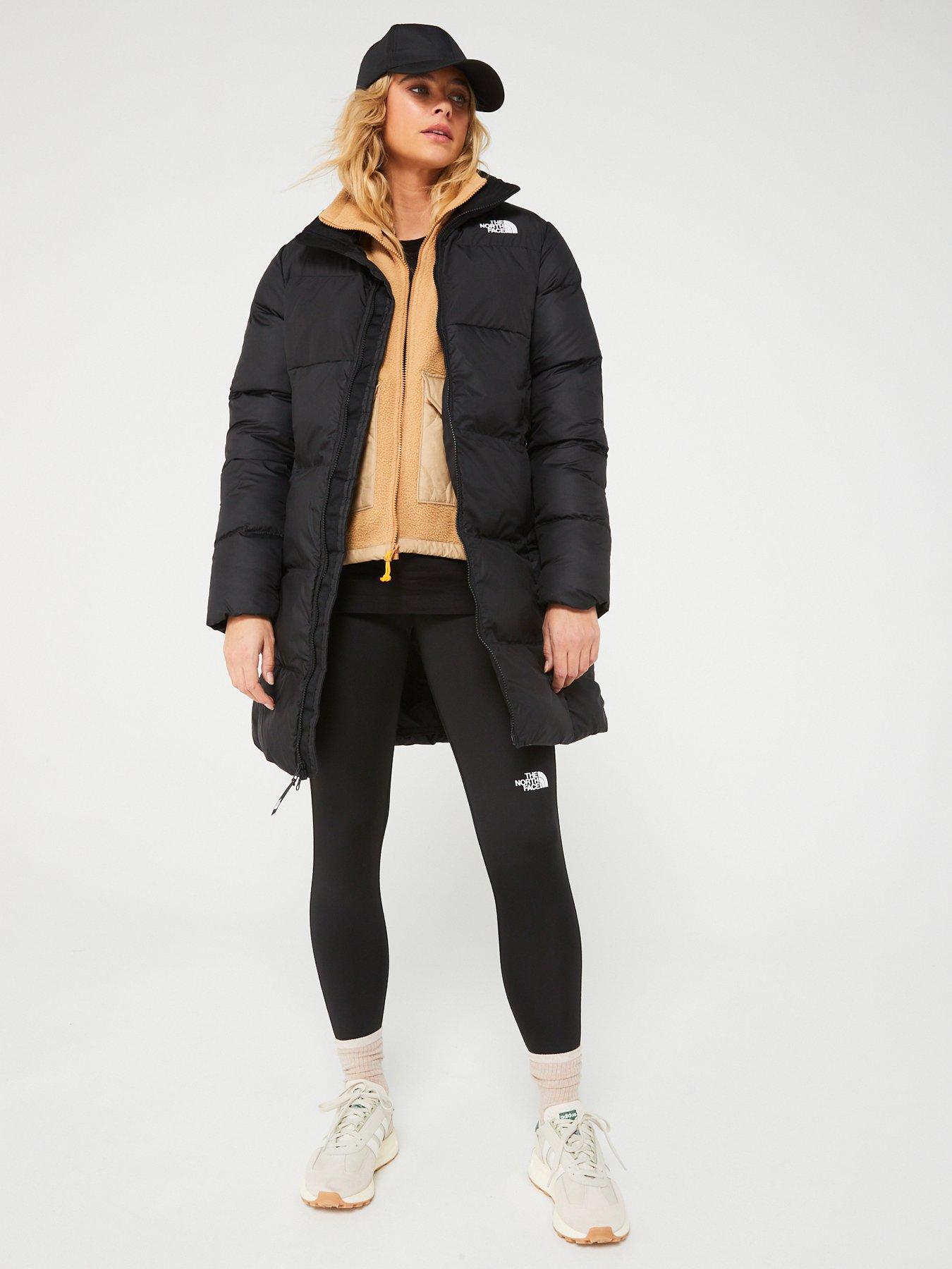 Long puffer outlet coat north face