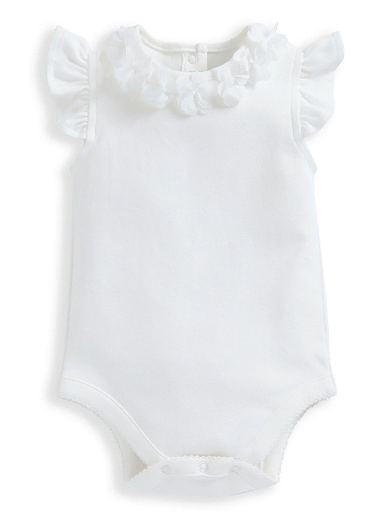 Baby girl 2024 collar bodysuit