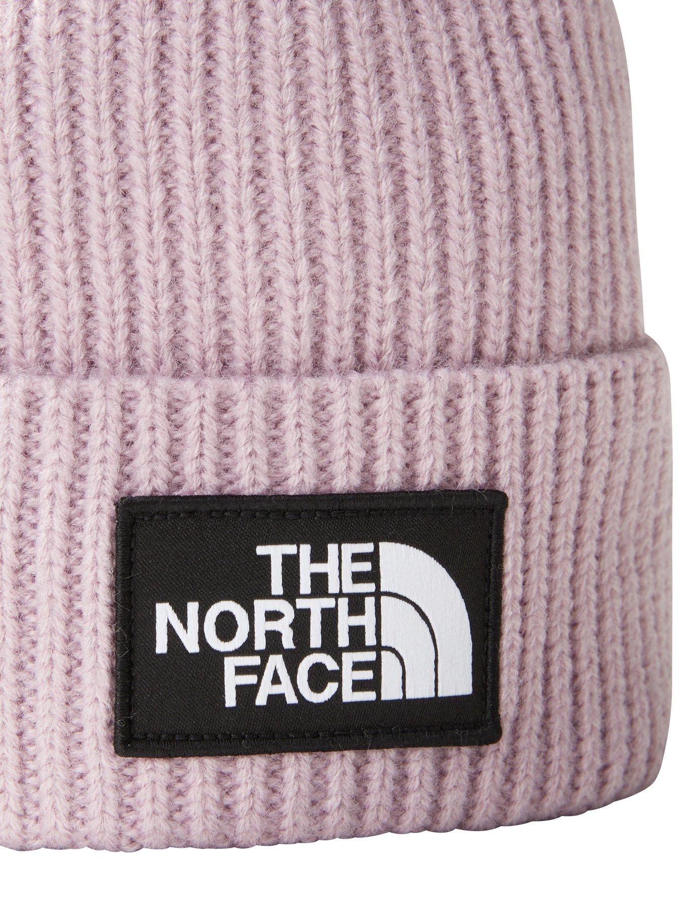 Pink north face store hat