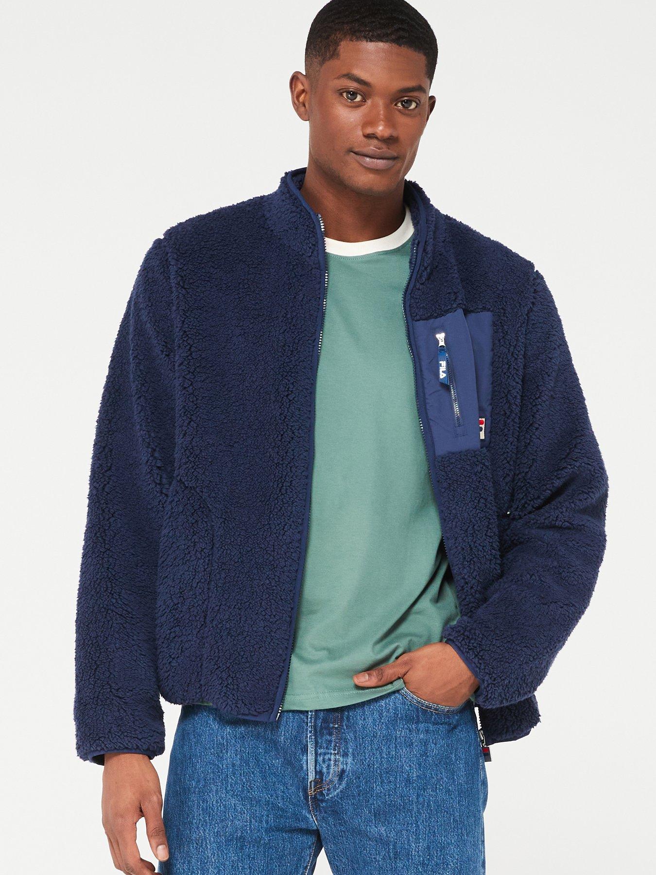 Fleece jacket fila deals