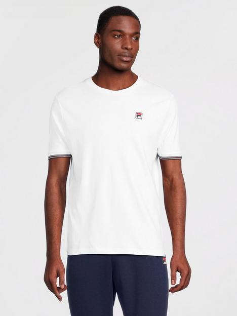 fila-caleb-essential-tee-with-taping-cuffs-white