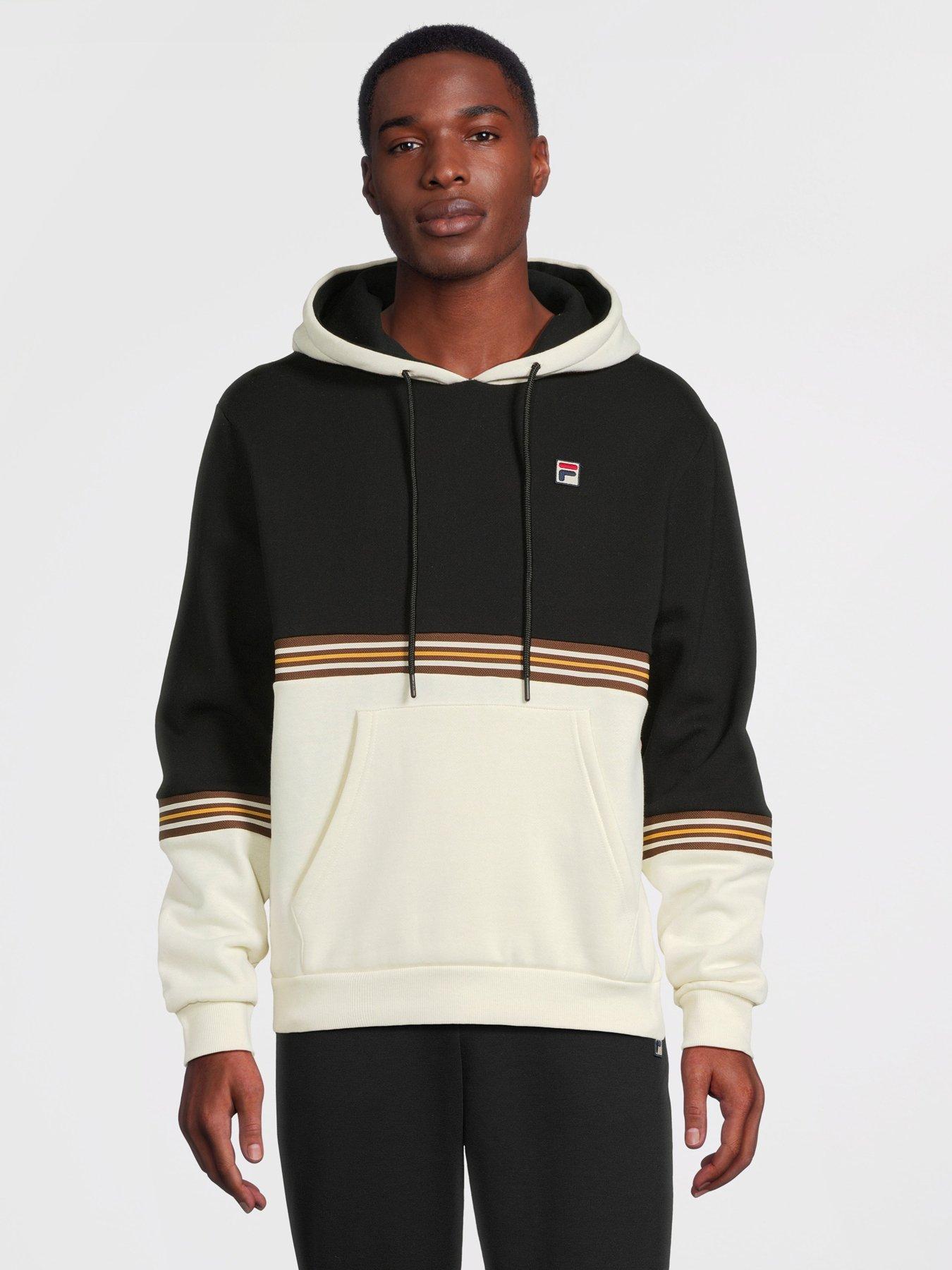 Fila Ralph Colour Block Hoody Black Multi very