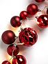  image of very-home-5ft-red-bauble-pre-lit-christmasnbsplights