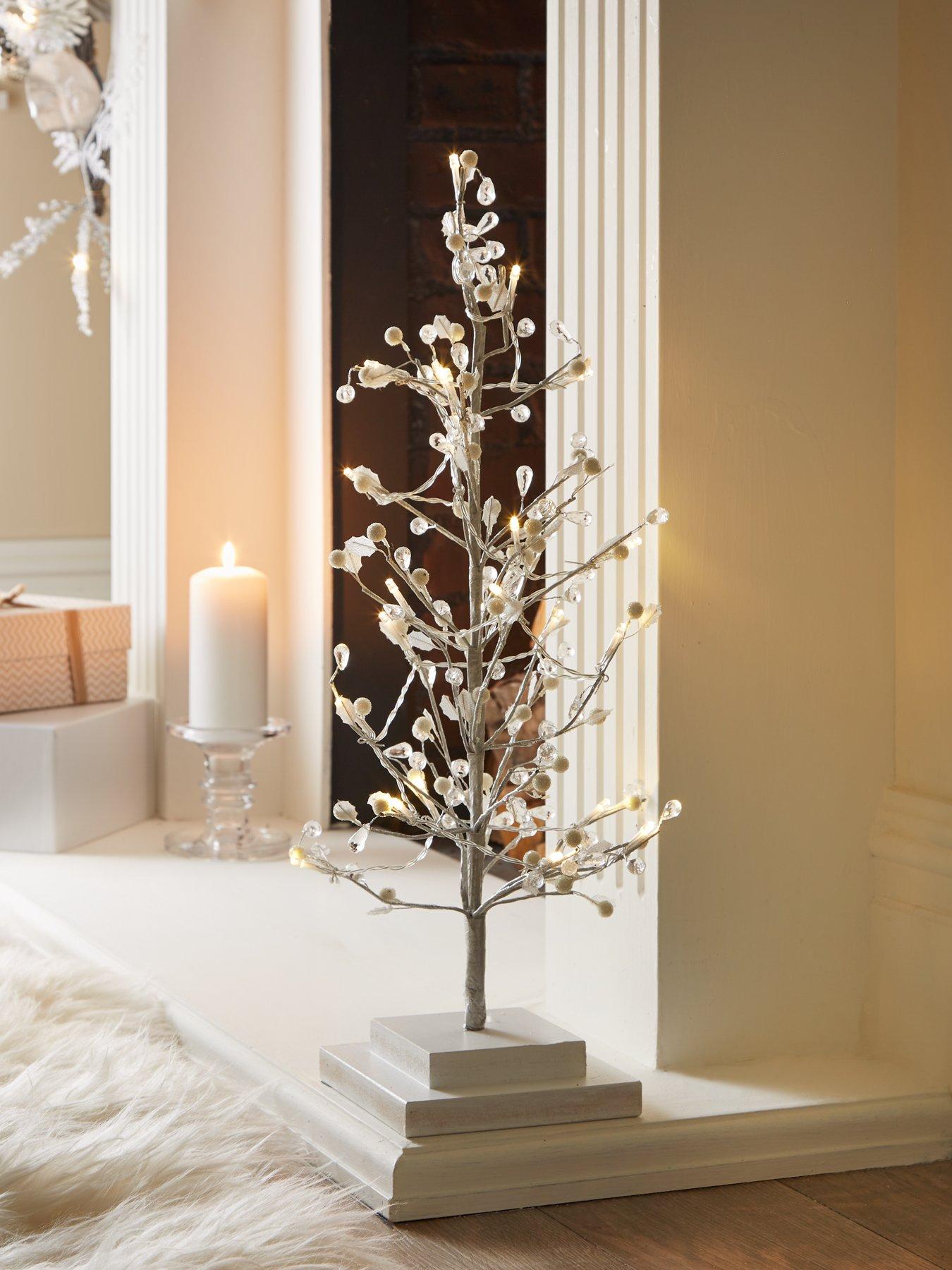 Image 1 of 5 of Very Home 24 inch&nbsp;Beaded Table Top Christmas&nbsp;Tree