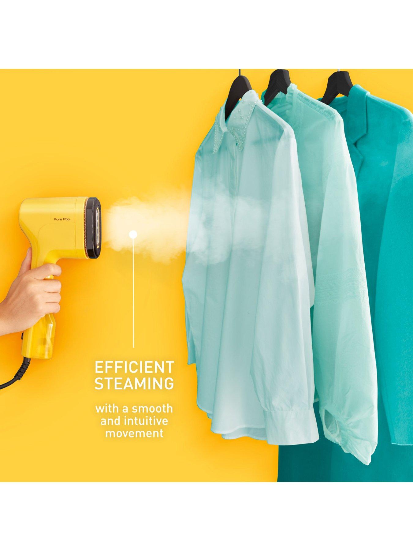 Image 2 of 8 of Tefal Pure Pop Clothes Steamer - Sunshine&nbsp;Yellow