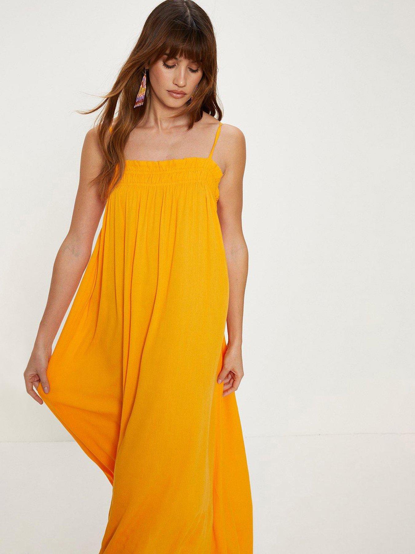 Oasis mustard outlet dress