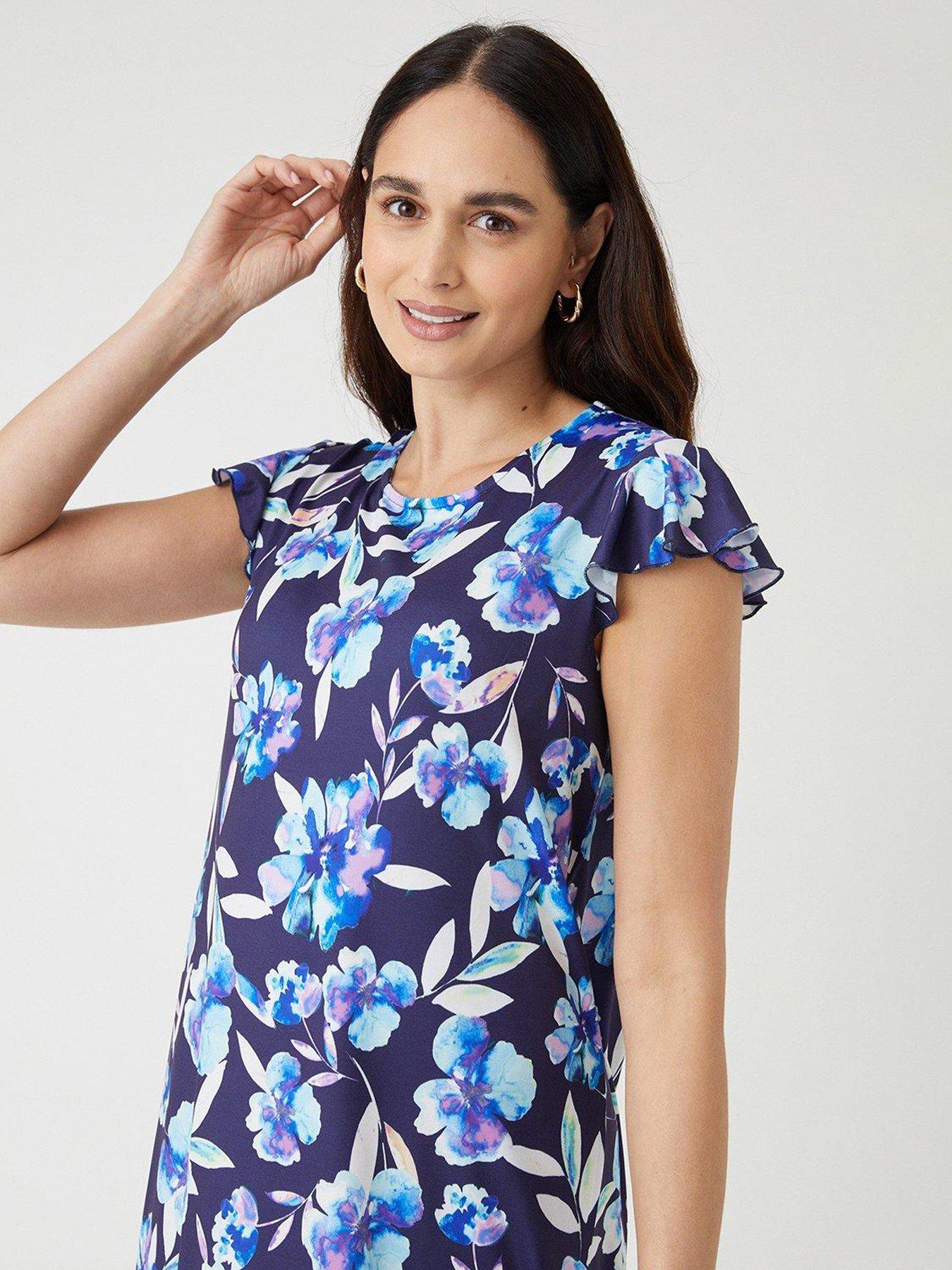 Wallis blue shift clearance dress