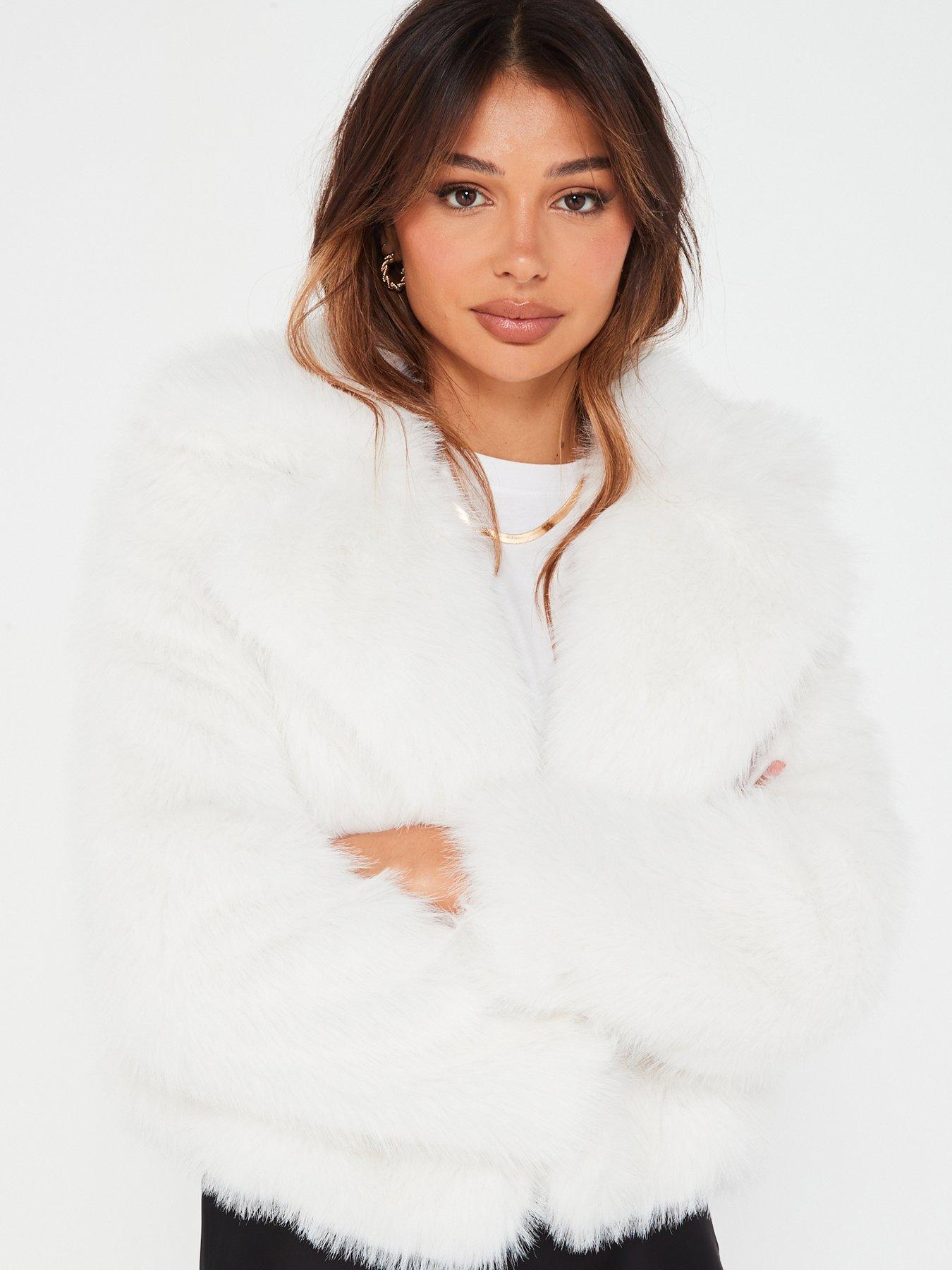 Faux fur 2024 coat sale