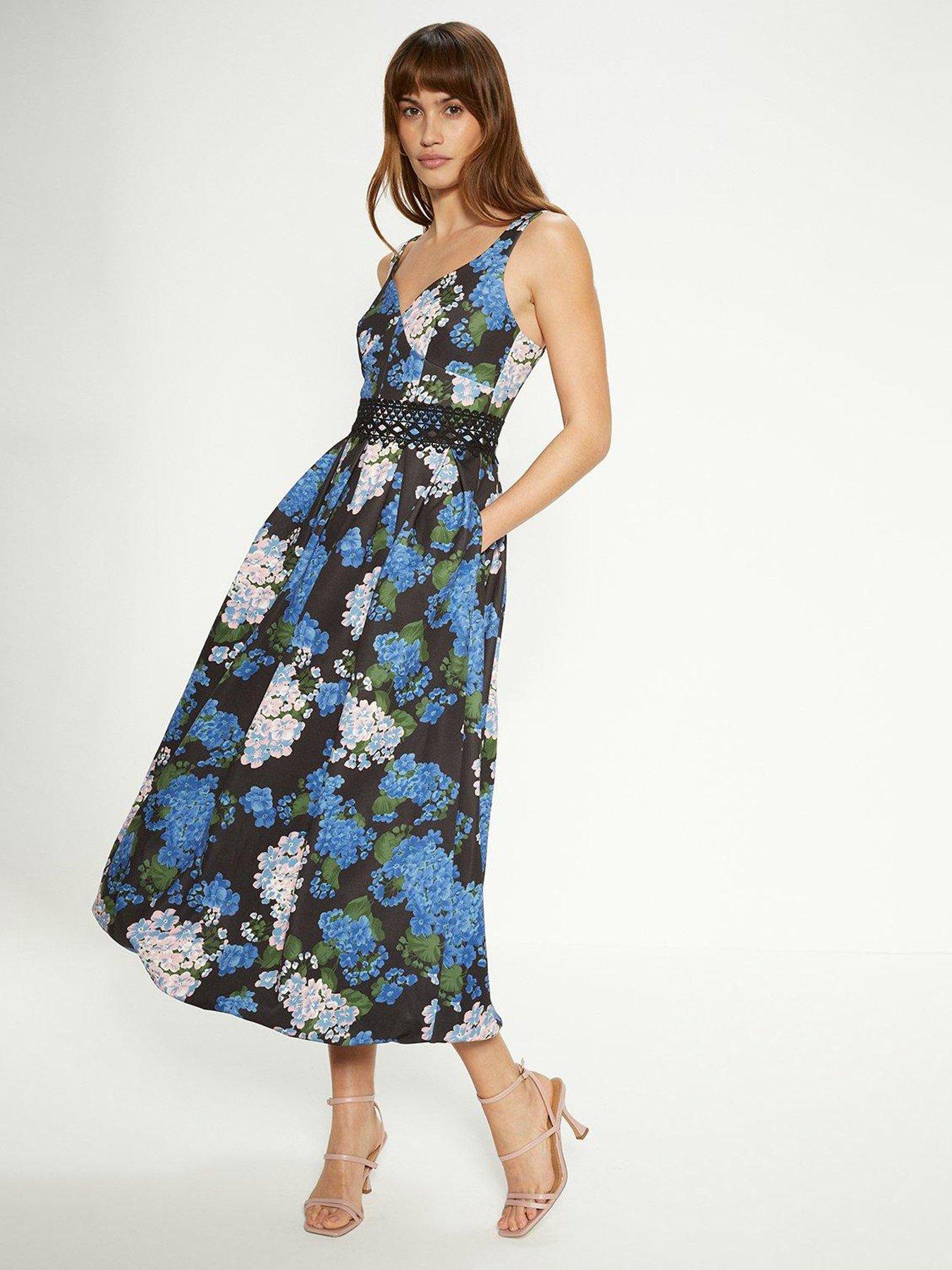 Oasis blue lace outlet dress