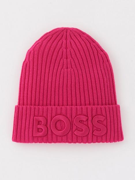boss-laura-wool-beanie-hat-pink
