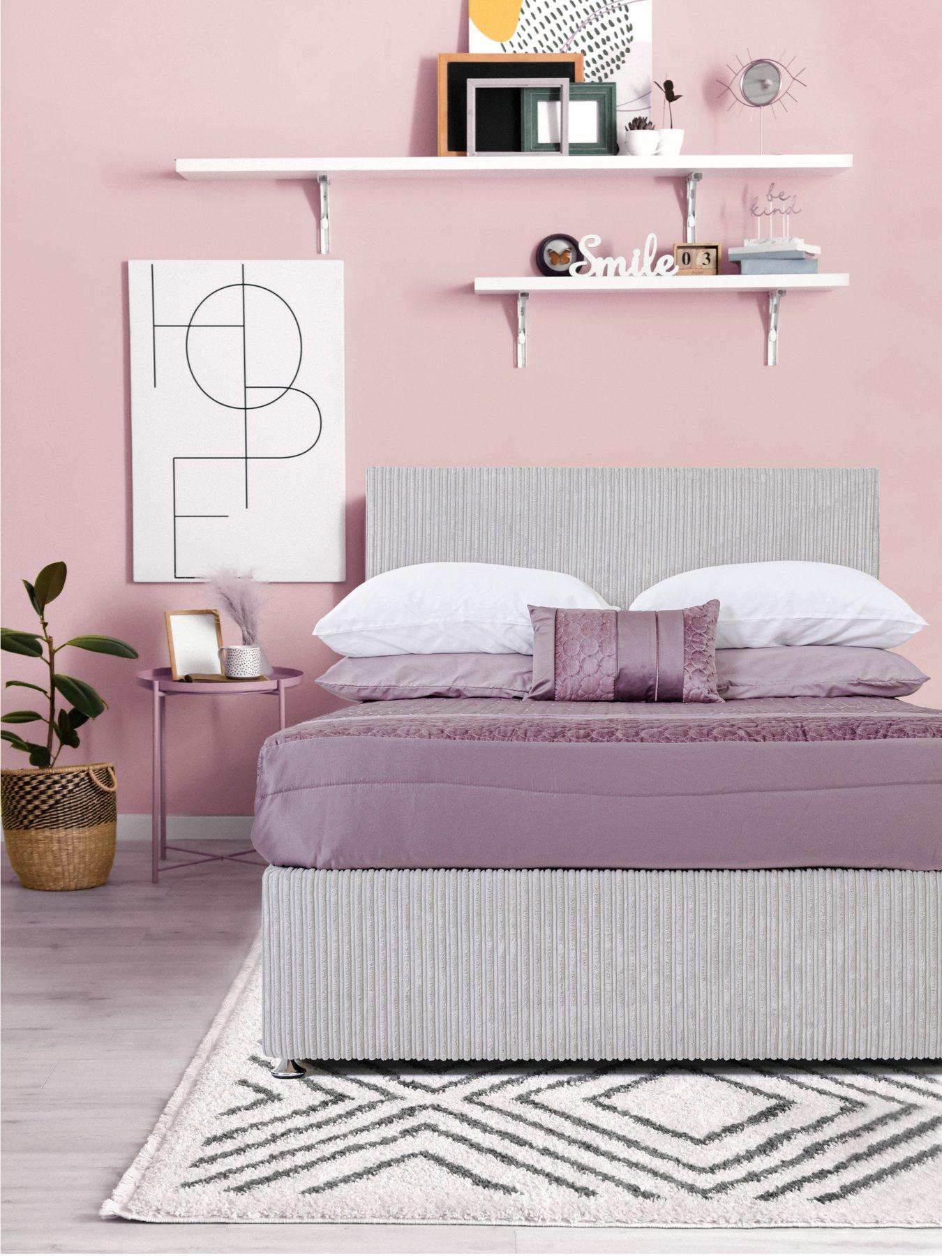 undefined Jumbo Cord Divan Base Only (Headboard Not Included)
