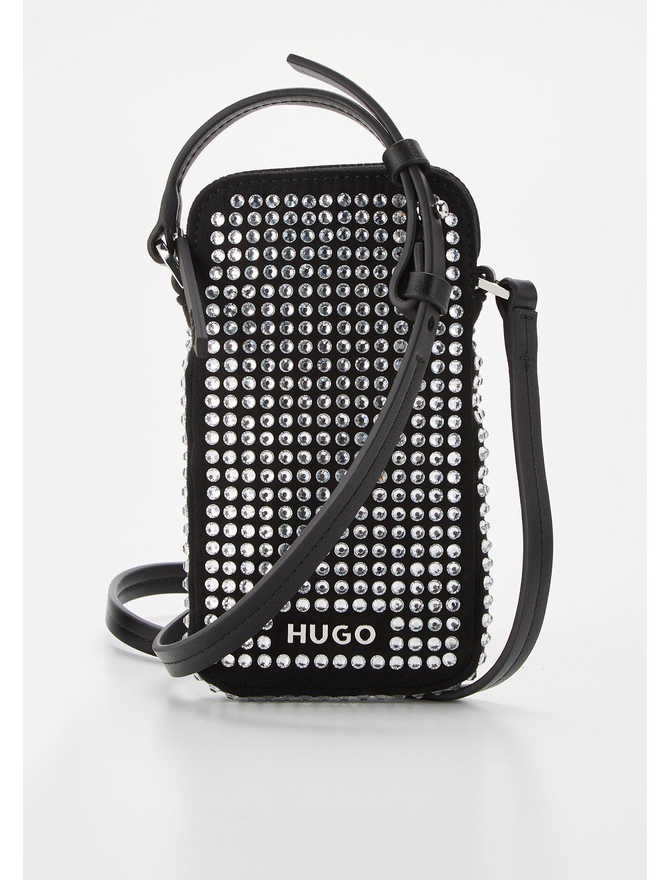 hugo stacked phone holder - black