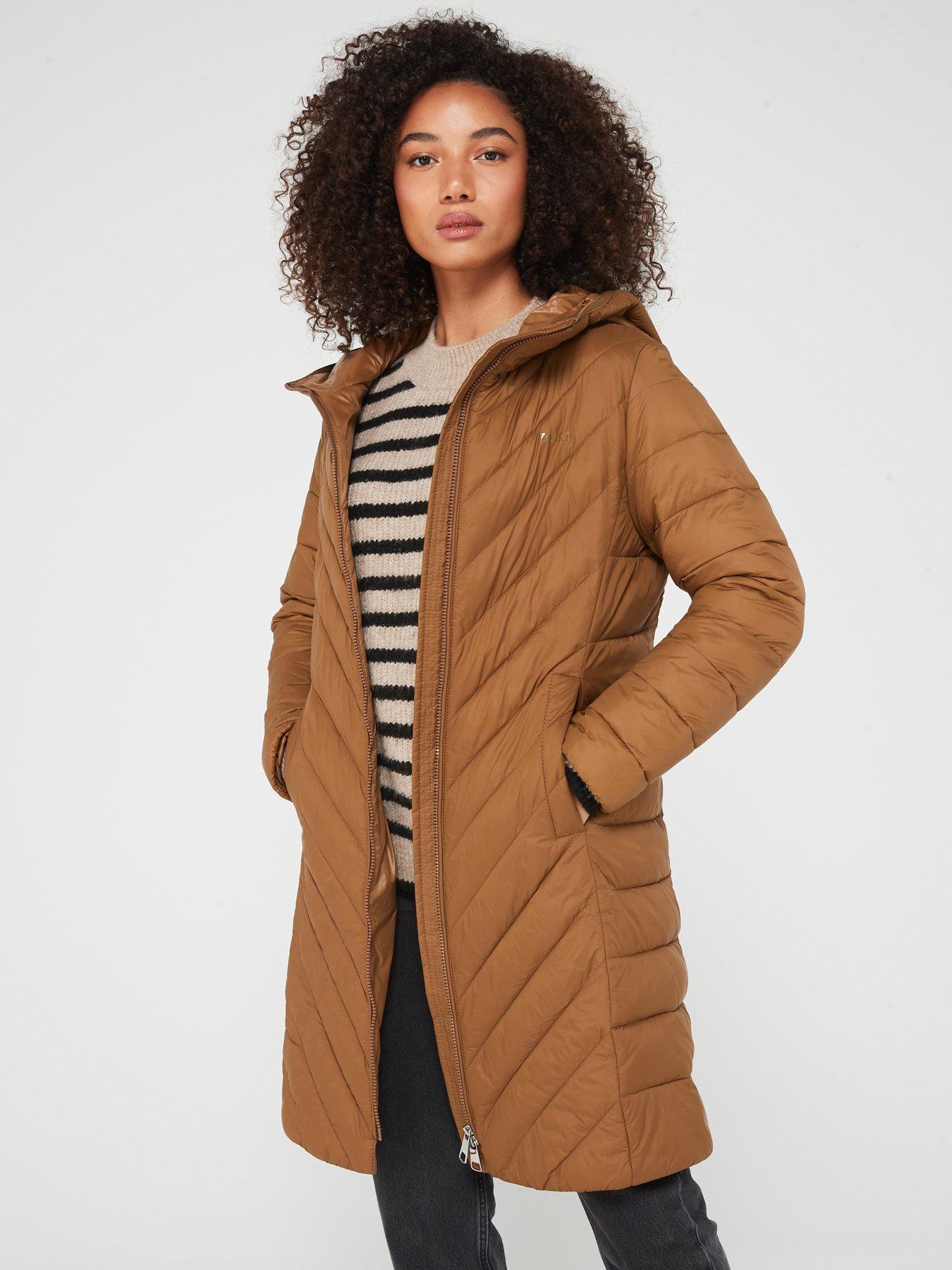 BOSS Pinolo Padded Coat - Beige | Very.co.uk