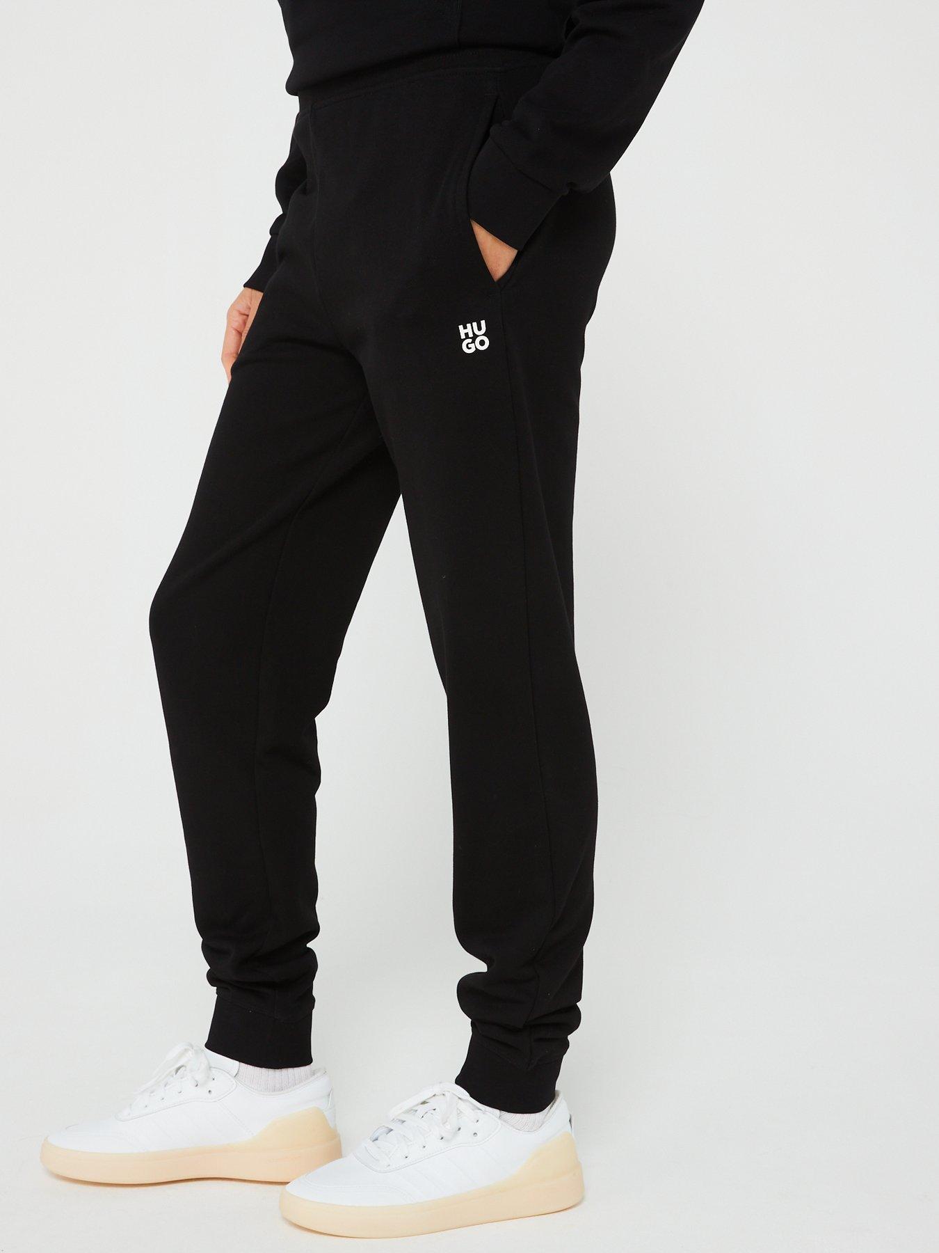 HUGO RED Sporty Logo Waistband Lounge Jogger - Black