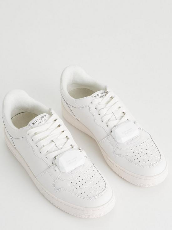stillFront image of kate-spade-new-york-bolt-gem-sneakers-optic-white