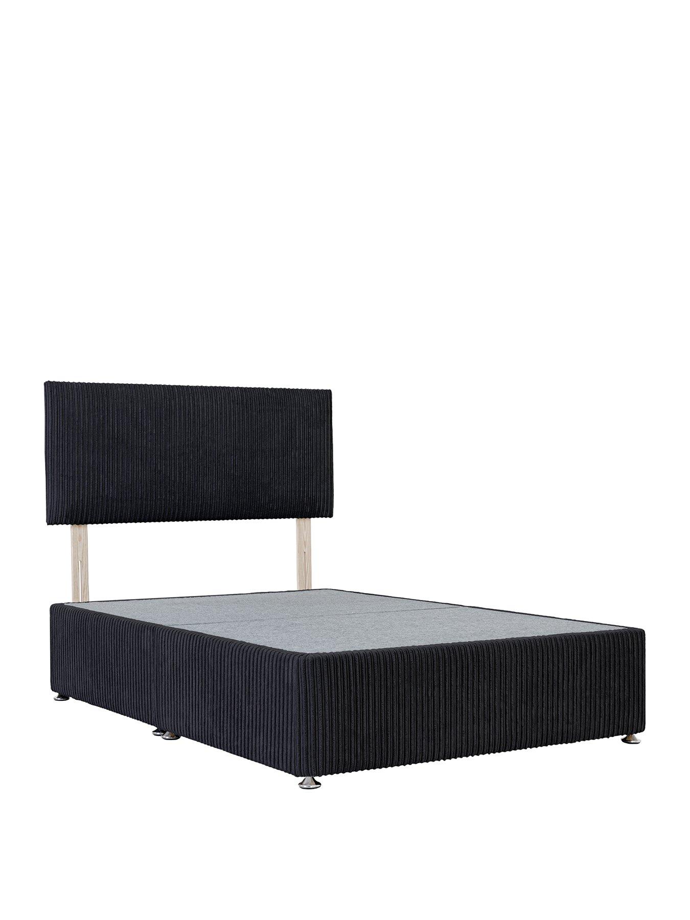 Product photograph of Airsprung Jumbo Cord Divan Base Only Headboard Not Included from very.co.uk