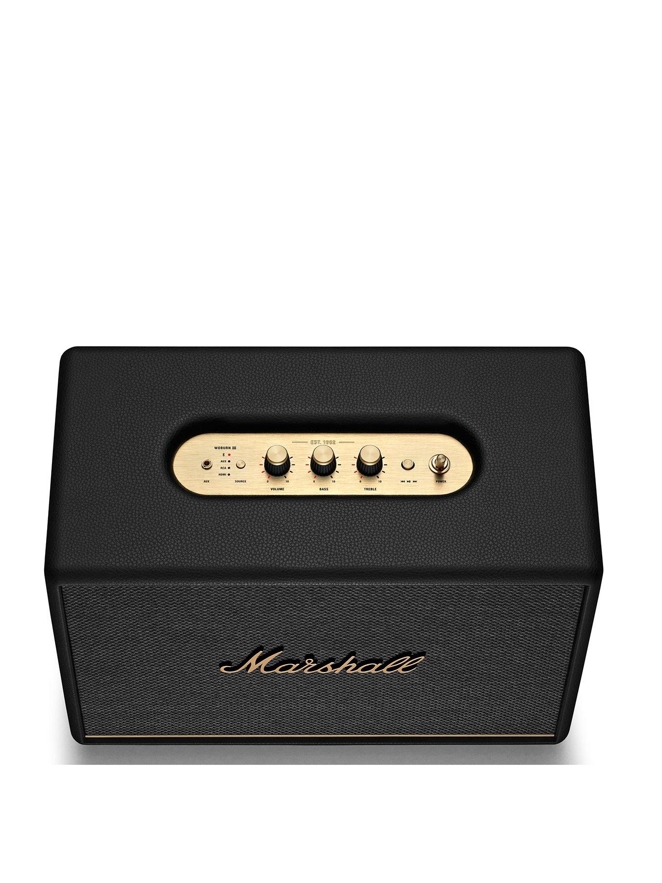 Marshall Woburn III Bluetooth Speaker - Black | Very