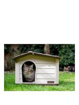 Product photograph of Rosewood Knock-down Pet House Brown from very.co.uk