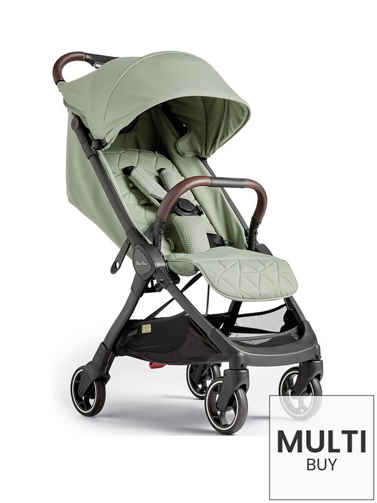 front image of silver-cross-clic-2023-edition-pushchair-sage
