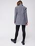  image of v-by-very-longline-blazer-coat-with-shoulder-pad-grey