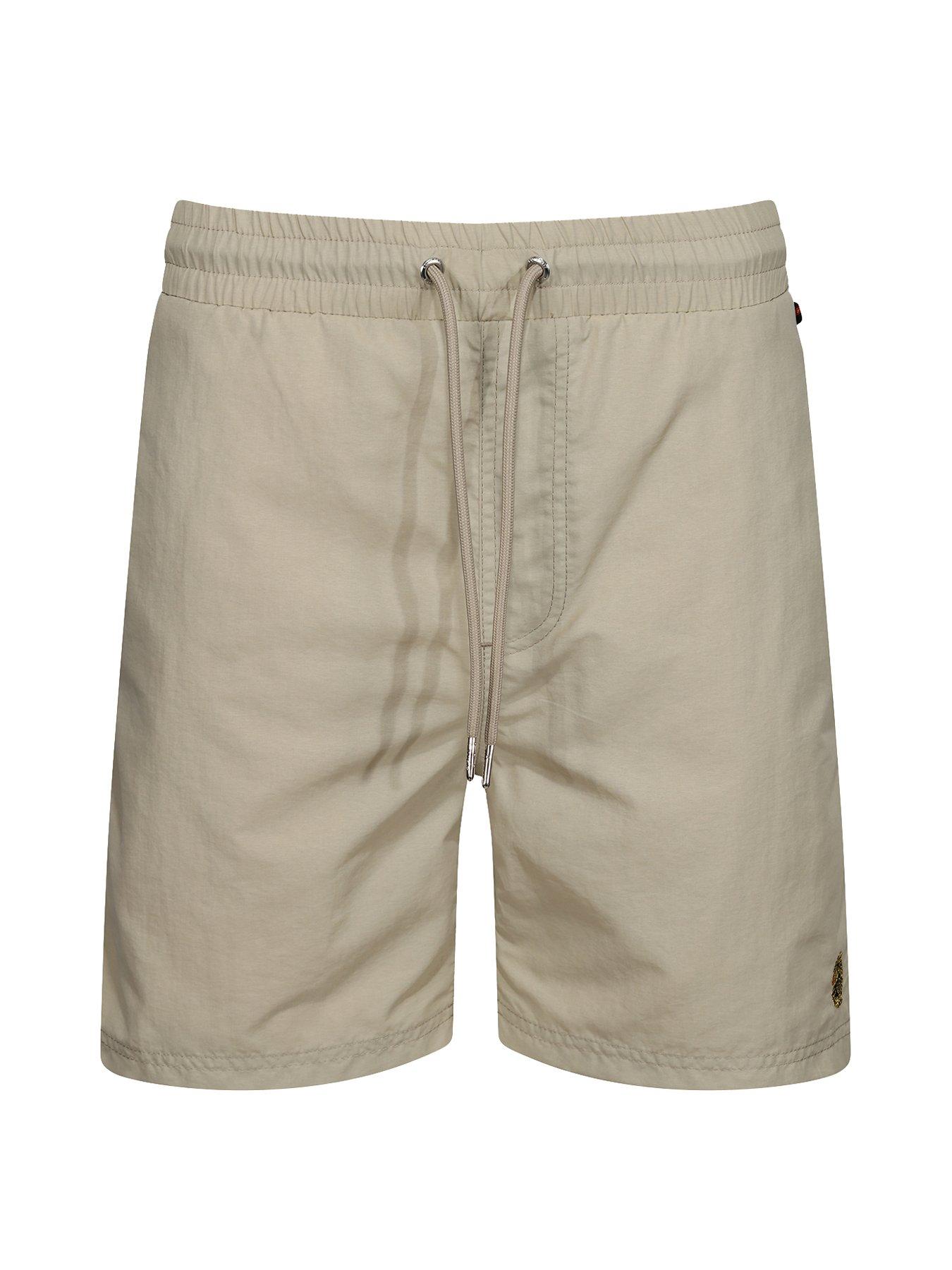 Luke 1977 Sport Gold Lion Swimshorts - Beige | Very.co.uk