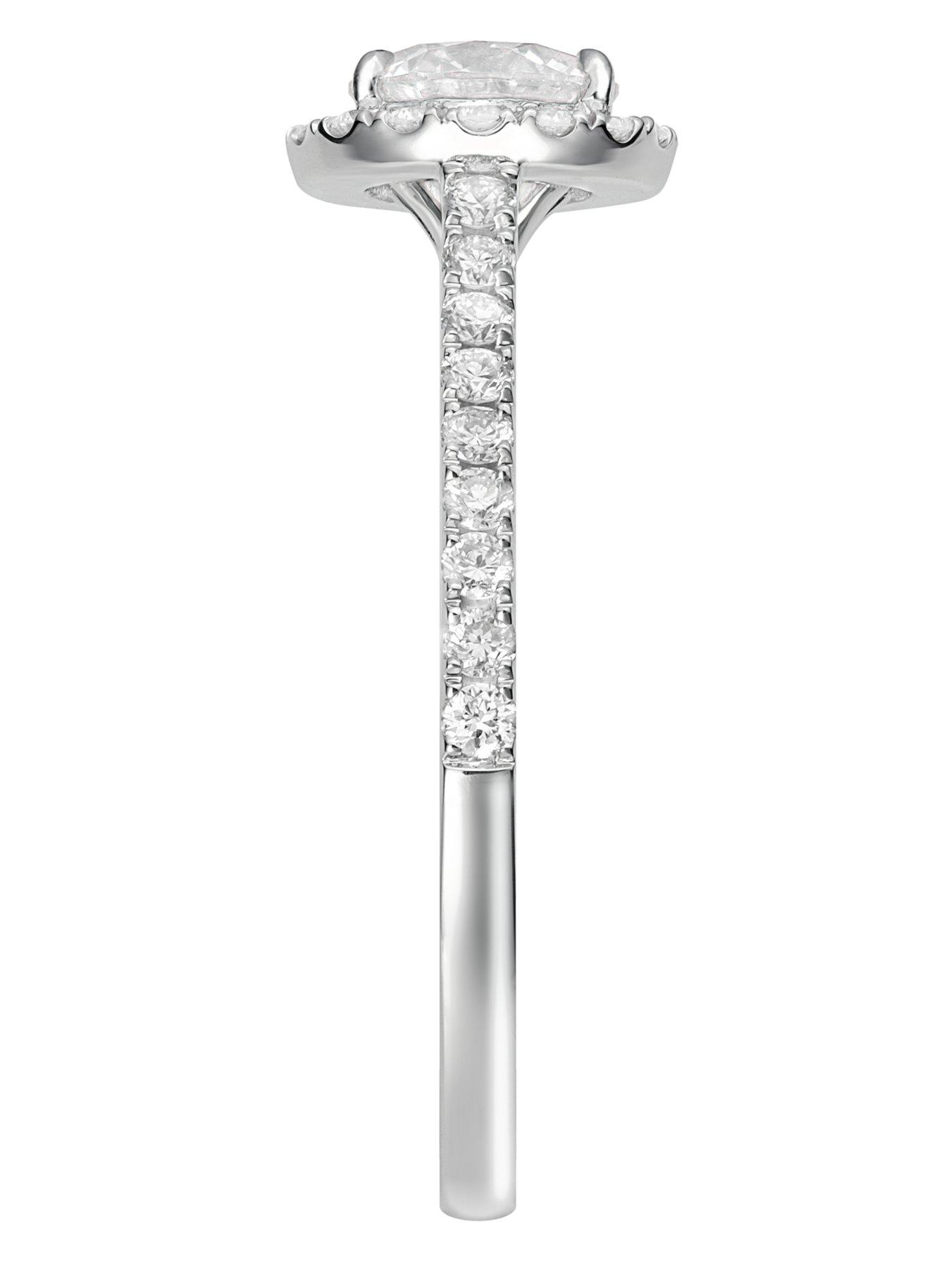 Created Brilliance Evelyn 18ct White Gold 1ct Lab Grown Diamond