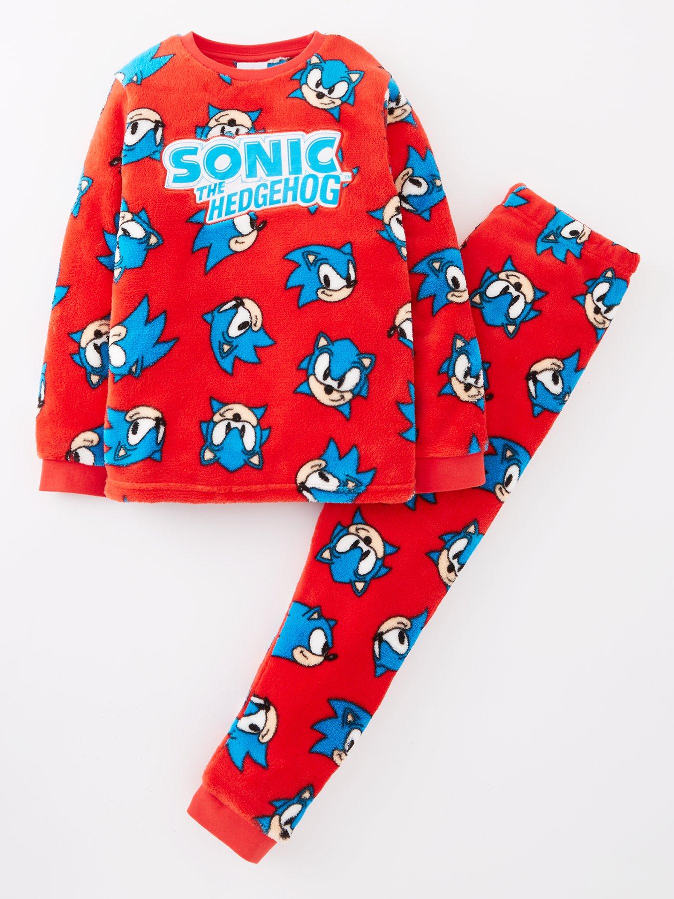 Sonic the Hedgehog Kids Plush Twin/Full Blanket, 62 x 90, Blue, Sega 