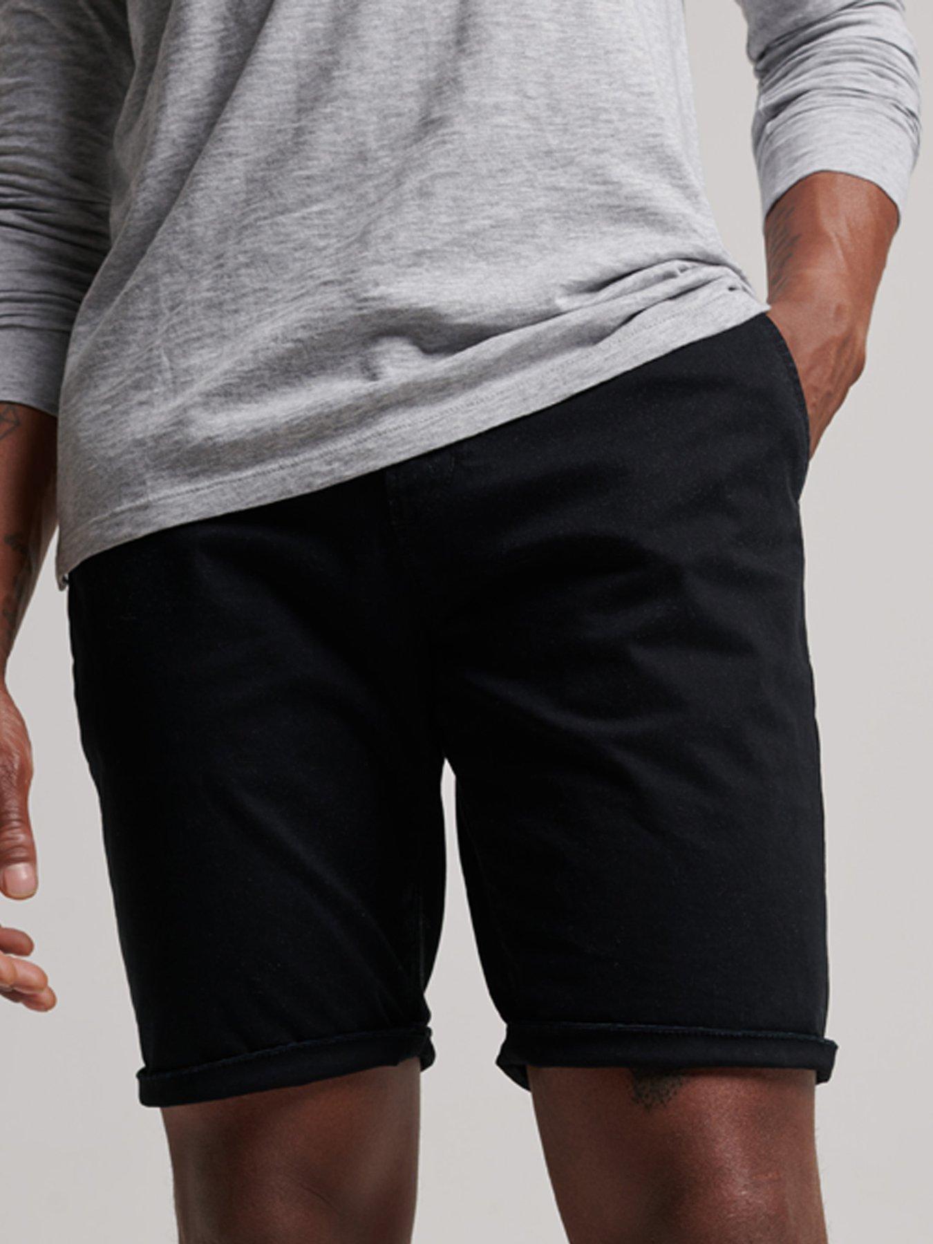 Black chino shorts store mens