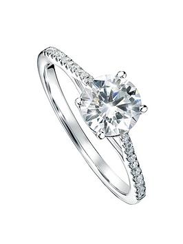 created brilliance margot 18ct white gold 1ct lab grown diamond engagement ring