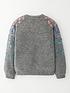  image of v-by-very-girls-knitted-sequin-leopard-jumper-multi