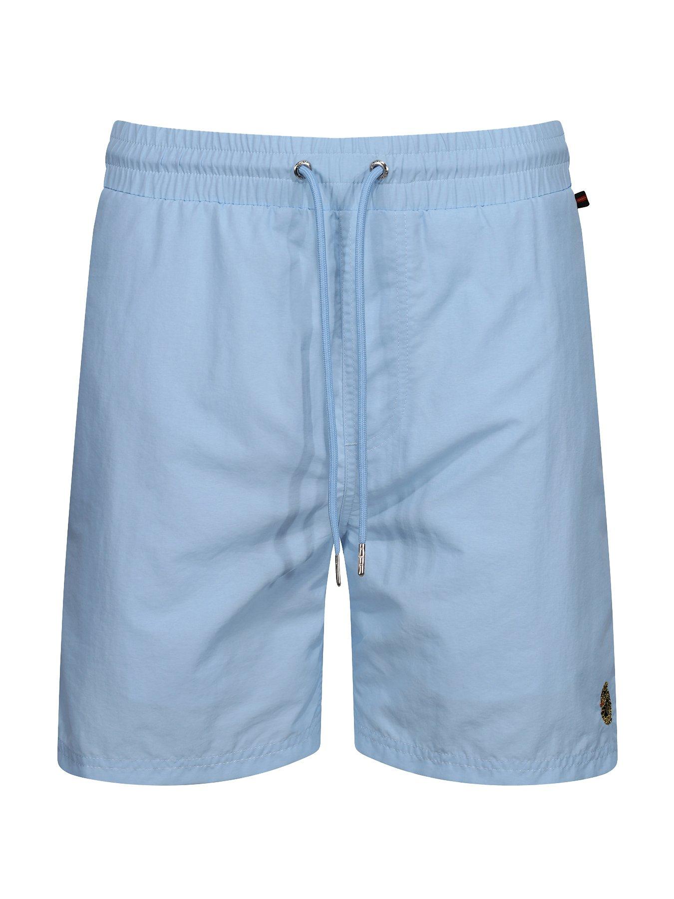 Luke 1977 Sport Gold Lion Swimshorts Light Blue Very