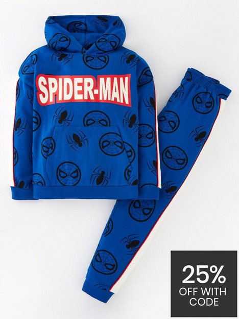 spiderman-2-piece-all-over-print-hoodie-and-jogger-set