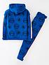  image of spiderman-2-piece-all-over-print-hoodie-and-jogger-set-blue