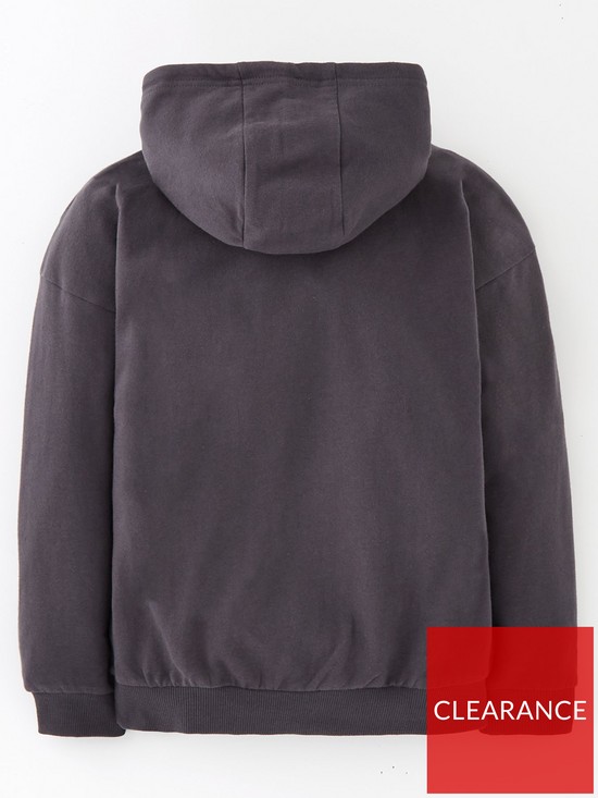 back image of sonic-the-hedgehog-boysnbspneon-print-hoodie-ndash-grey