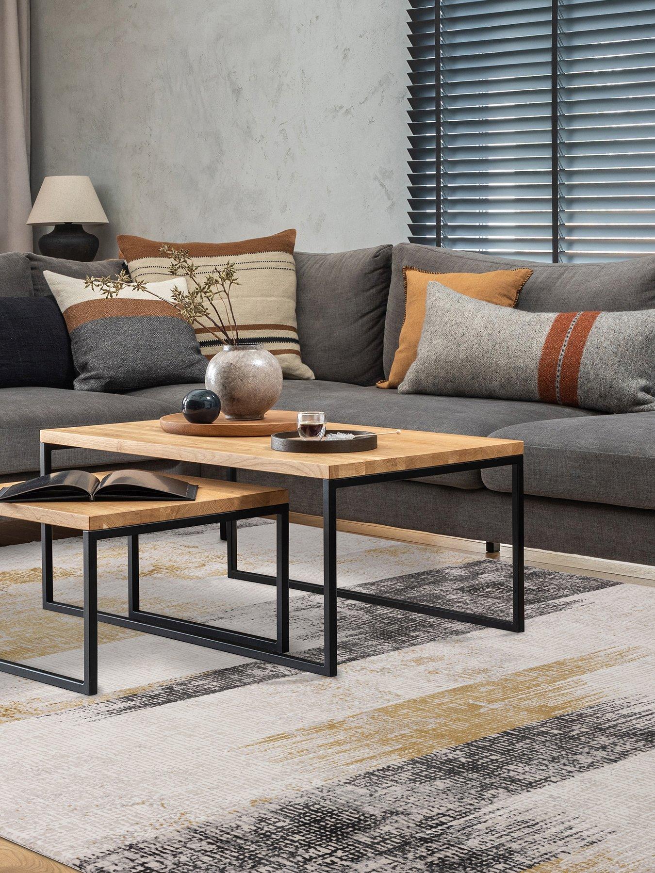 Product photograph of Asiatic Kuza Lines Rug from very.co.uk
