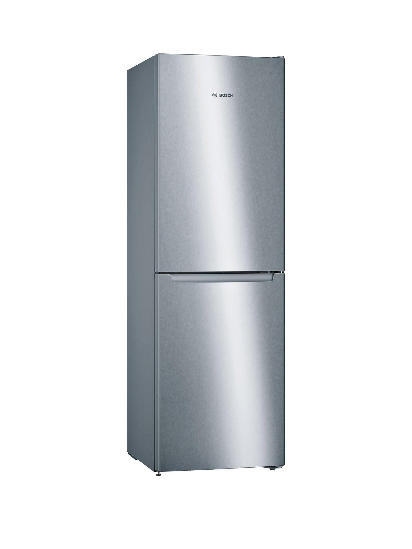 Product photograph of Bosch Kgn34nleag 50 50 Split No Frost Fridge Freezer - Inox from very.co.uk