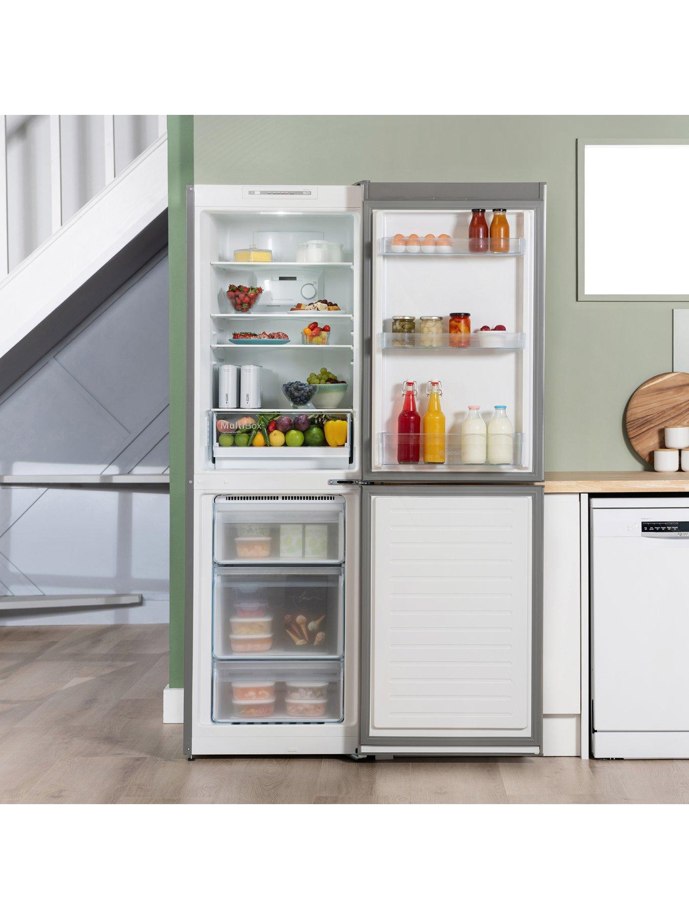 Image 2 of 8 of Bosch Series 2 KGN34NLEAG 50/50 Split, No Frost, 60cm Wide Fridge Freezer - Inox