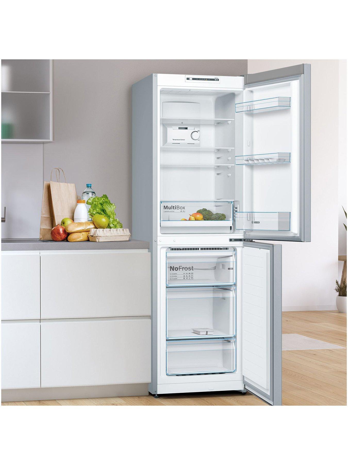 Bosch Series 2 KGN34NLEAG 50 50 Split No Frost 60cm Wide Fridge