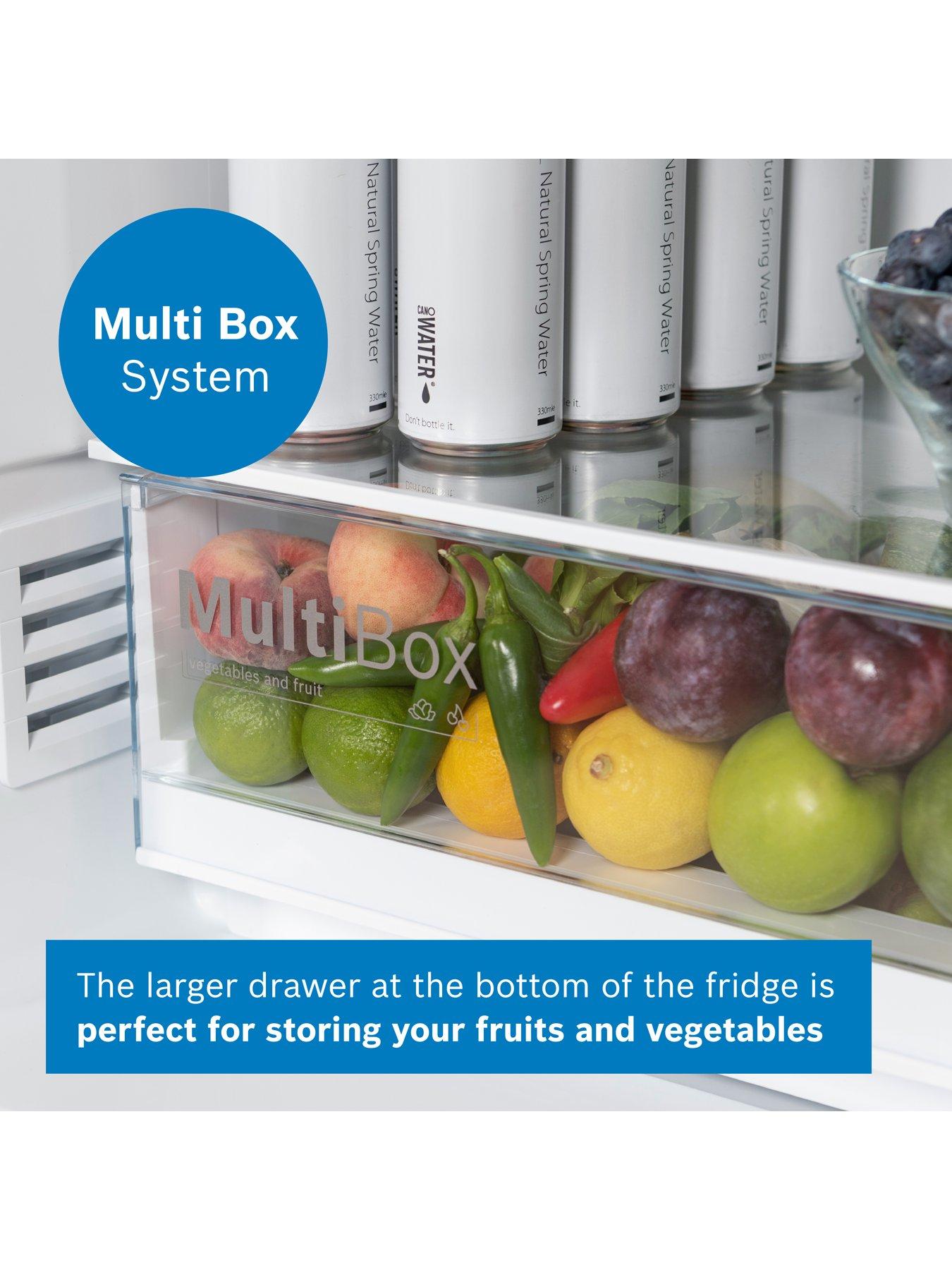 Image 5 of 8 of Bosch Series 2 KGN34NLEAG 50/50 Split, No Frost, 60cm Wide Fridge Freezer - Inox