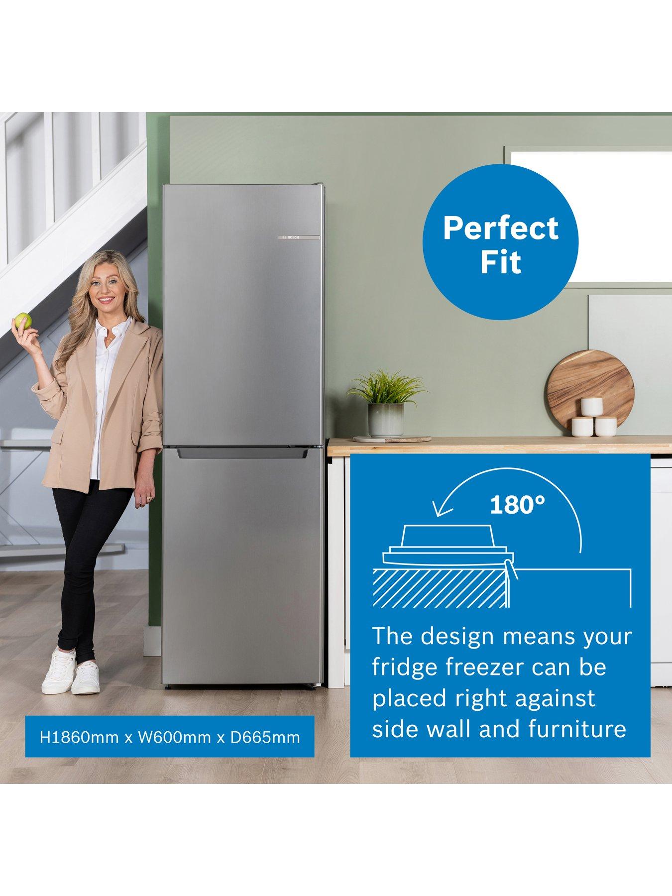 Image 6 of 8 of Bosch Series 2 KGN34NLEAG 50/50 Split, No Frost, 60cm Wide Fridge Freezer - Inox
