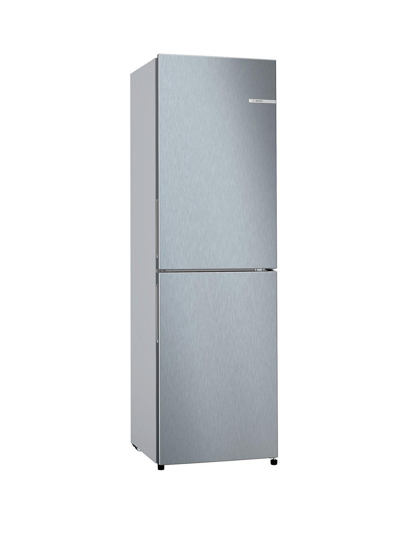 Bosch Series 2 Kgn27Nleag 50/50 Split, No Frost, 55Cm Wide Fridge Freezer - Stainless Steel