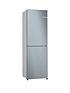  image of bosch-series-2-kgn27nleag-5050-split-no-frost-55cm-wide-fridge-freezer-stainless-steel