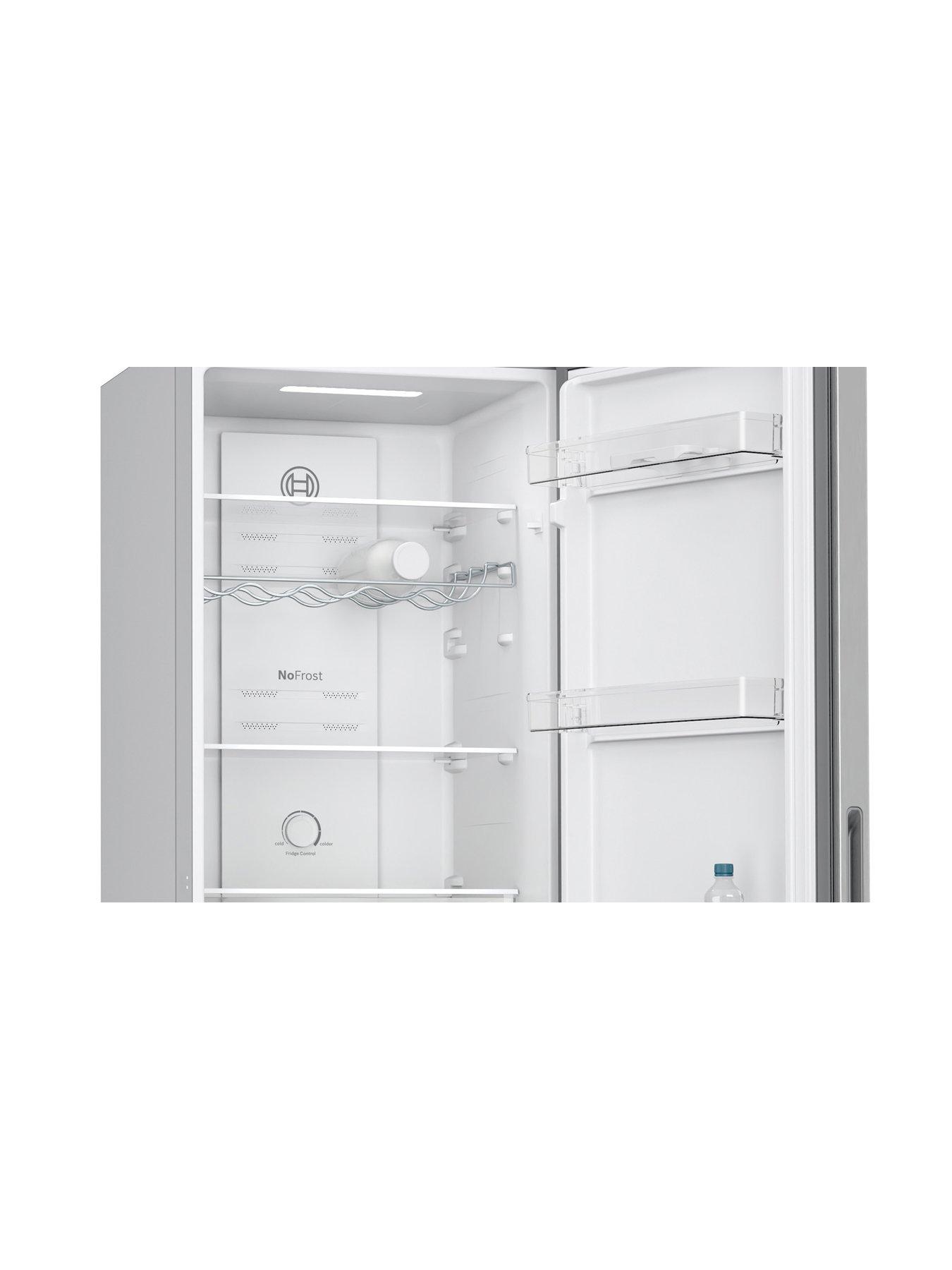 Image 3 of 4 of Bosch Series 2 KGN27NLEAG 50/50 Split, No Frost, 55cm Wide Fridge Freezer - Stainless Steel