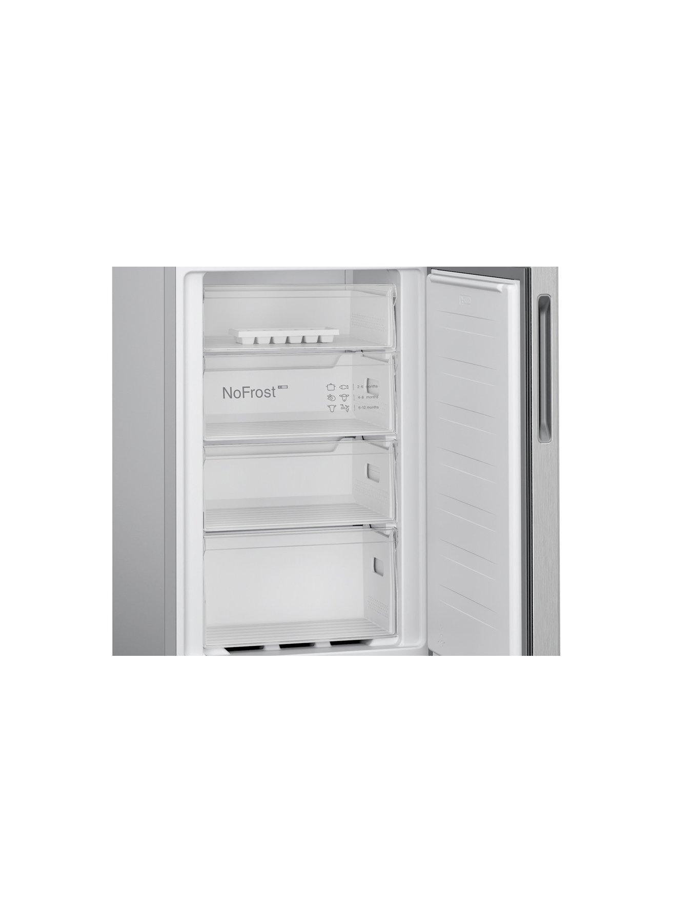 Image 4 of 4 of Bosch Series 2 KGN27NLEAG 50/50 Split, No Frost, 55cm Wide Fridge Freezer - Stainless Steel
