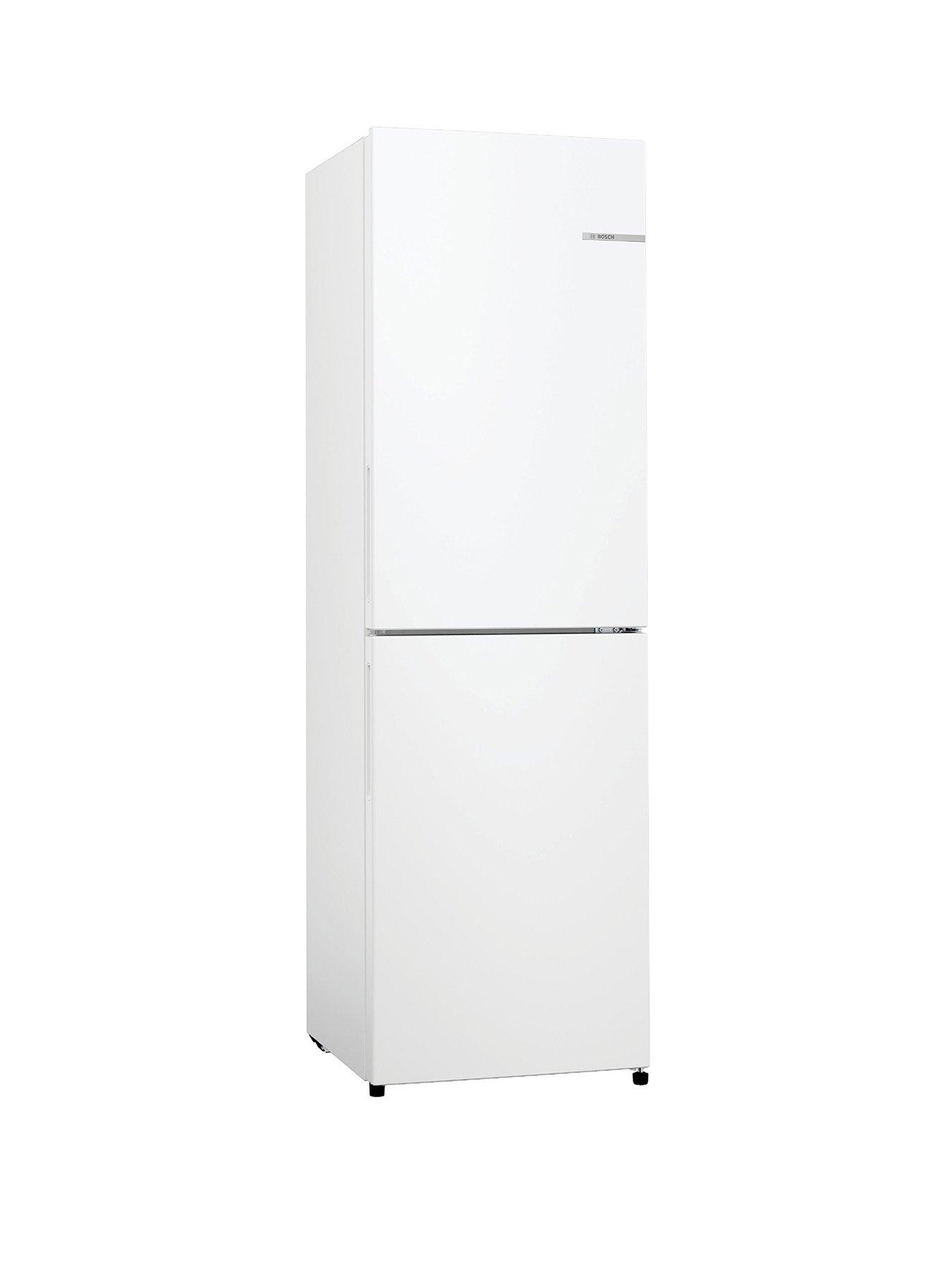 Product photograph of Bosch Series 2 Kgn27nweag 50 50 Split No Frost 55cm Wide Fridge Freezer - White from very.co.uk