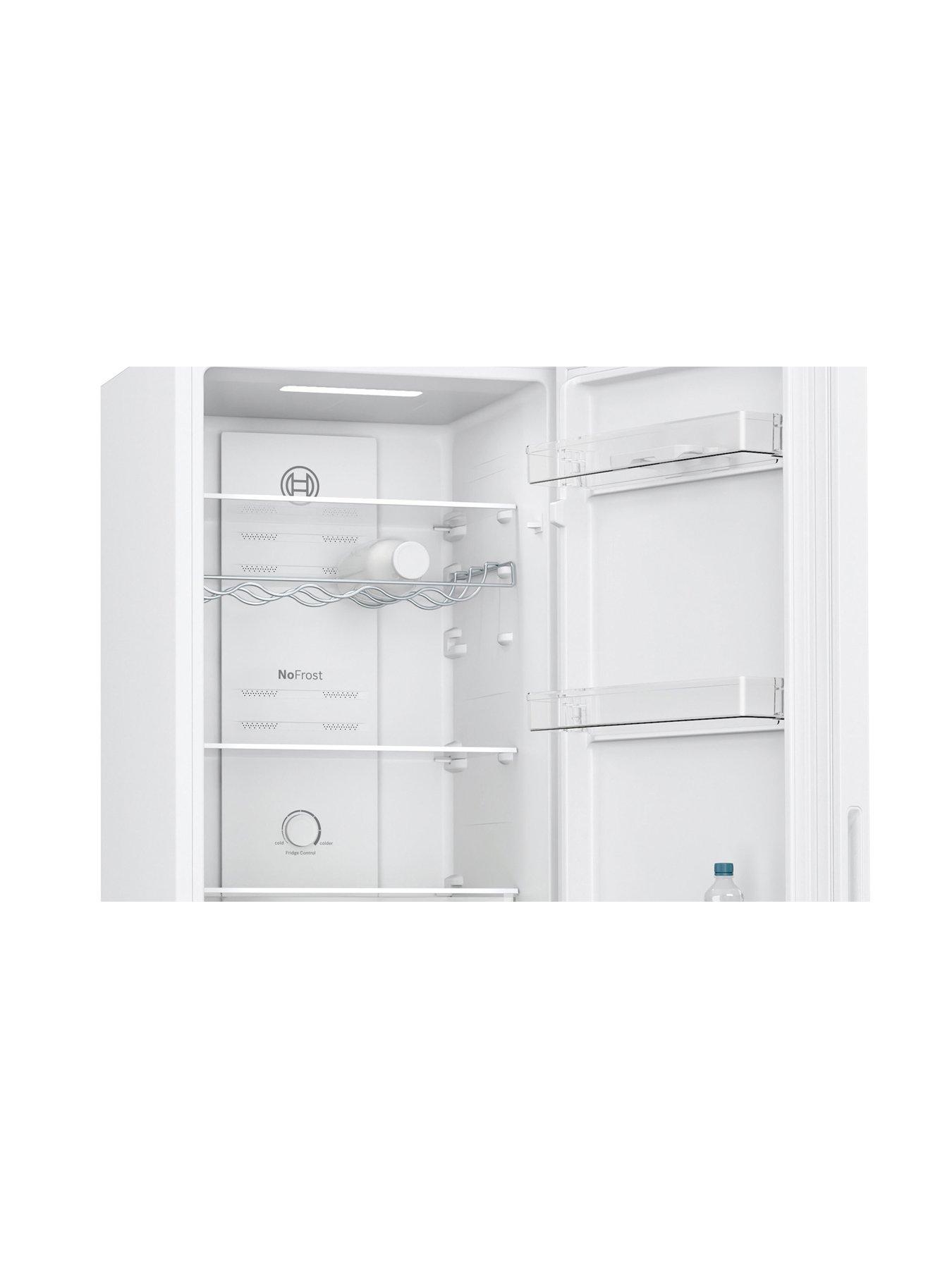Image 3 of 4 of Bosch Series 2 KGN27NWEAG 50/50 Split, No Frost, 55cm Wide Fridge Freezer - White