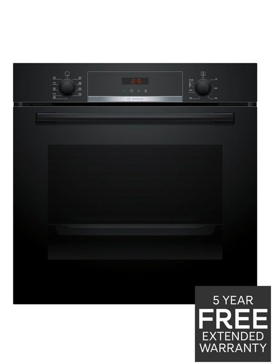 stillFront image of bosch-series-4-hbs573bb0b-electronic-led-display-5-functions-autopilot10-single-oven-black