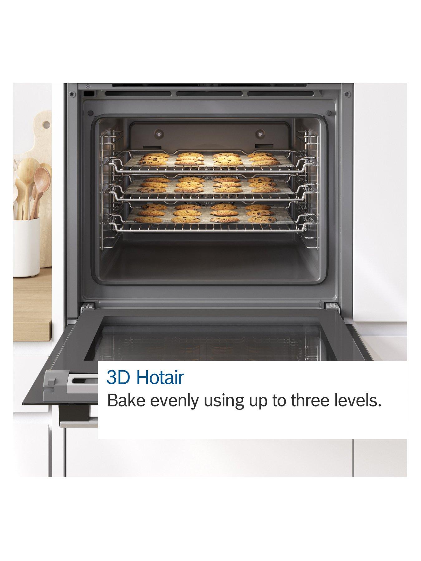 Bosch Series 4 HBS573BB0B Built in Single oven with Pyrolytic Self