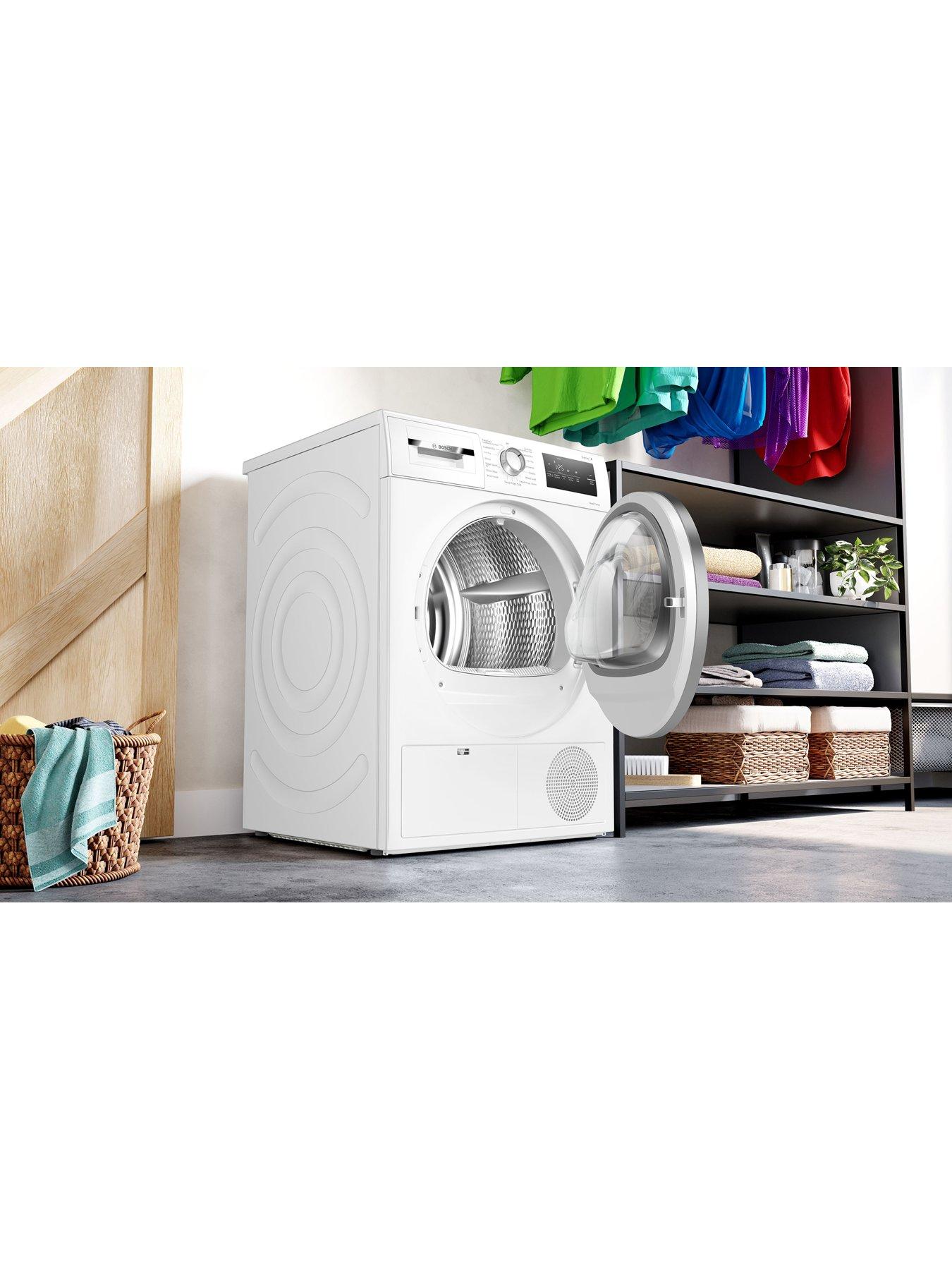 Image 2 of 7 of Bosch Series 4 WTH85223GB&nbsp;8kg Load, Heat Pump, Freestanding Tumble Dryer - White